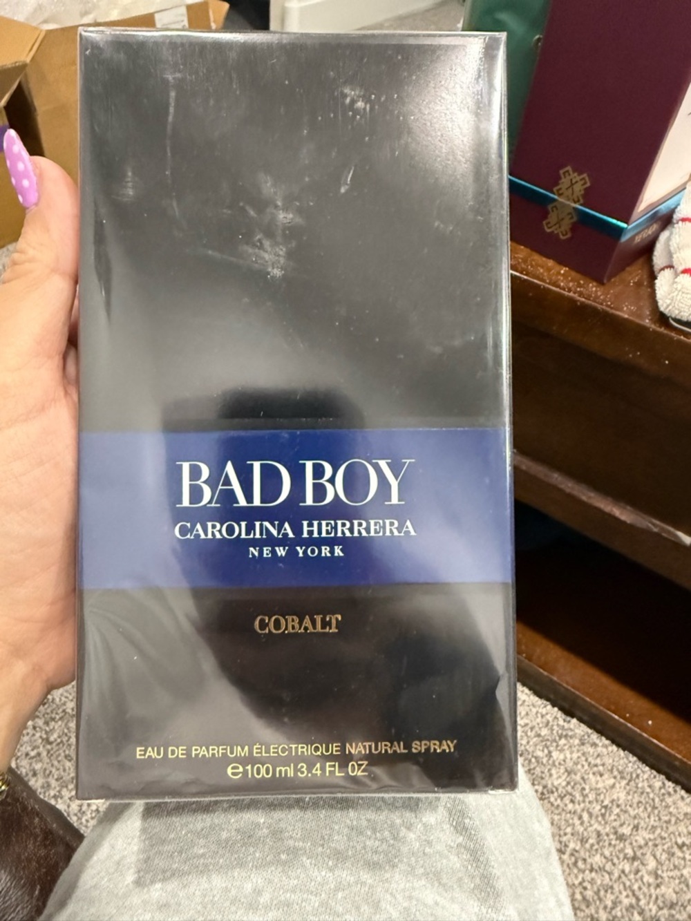 Carolina Herrera Black & Silver Fragrance Box